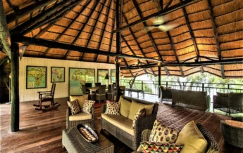 Living Area, Waterberry Lodge, Victoria Falls, Zambia