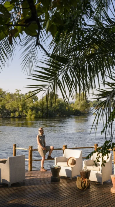 Sanctuary Sussi Zambexi river bar relaxation area