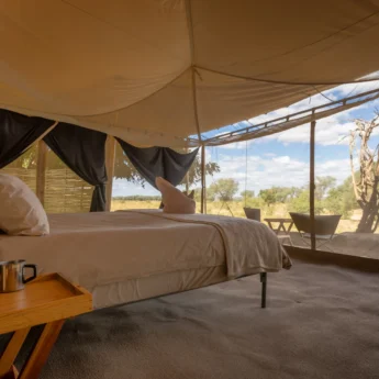 bedroom view, chula island, lower zambezi national park