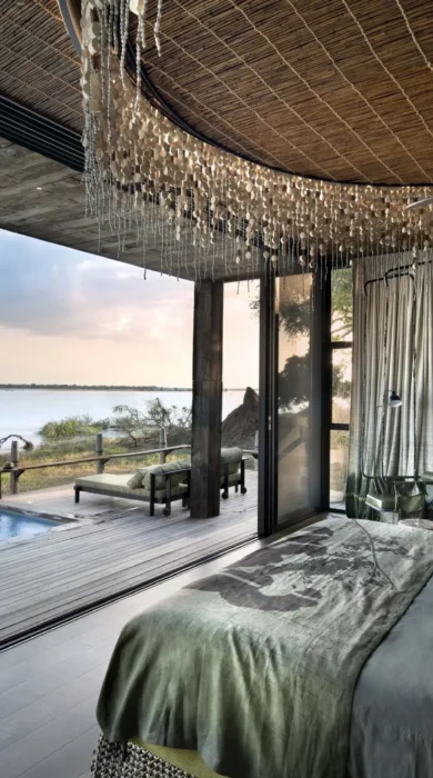 room with pool, lolebezi, lower zambezi national park, zambia