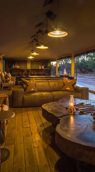 Seating Area, Little Makalolo, Hwange NP, Zimbabwe