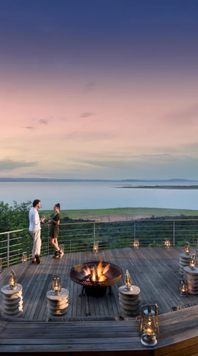 Deck, Bumi Hills, Lake Kariba, Zimbabwe