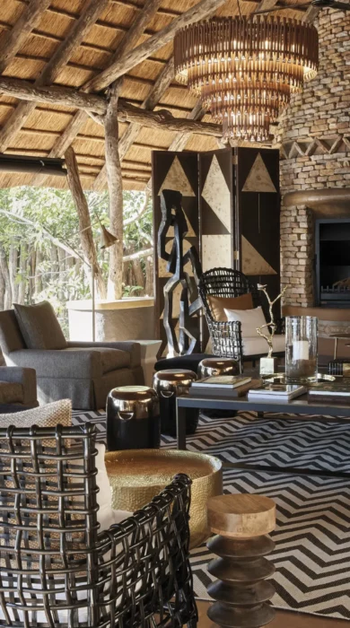 singita pamushana fireplace zimbabwe yellow zebra safaris