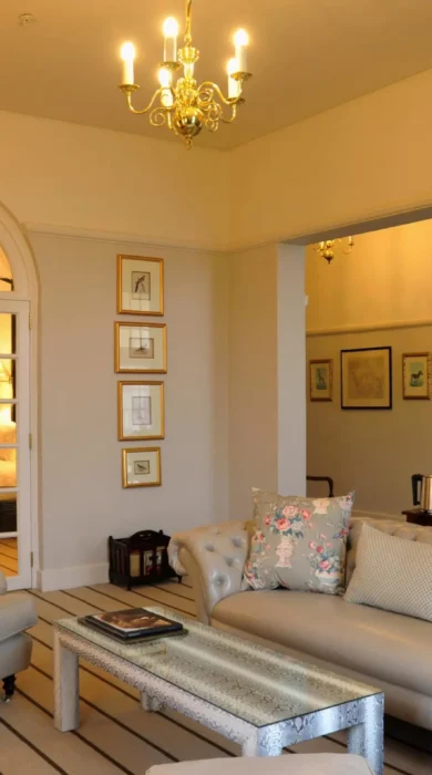 main area, victoria falls hotel, zimbabwe