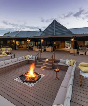 Old Drift Lodge fire pit