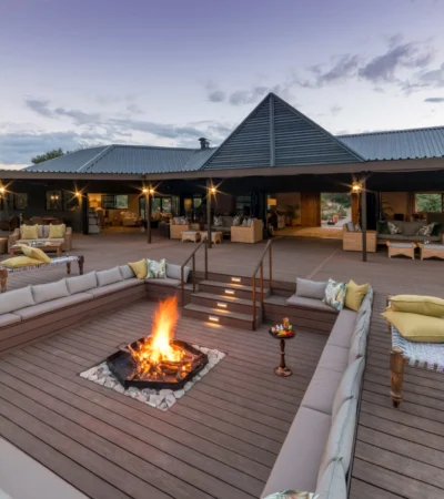 Old Drift Lodge fire pit