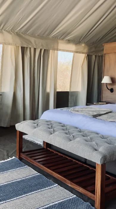 ingwe pans double room zimbabwe yellow zebra safaris