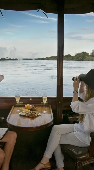 Views from boat safari, Palm River Lodge, Zimbabwe