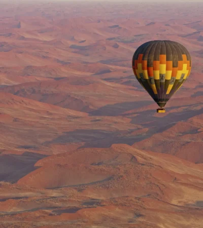 ballooning over sossusvlei, namibia safari holidays