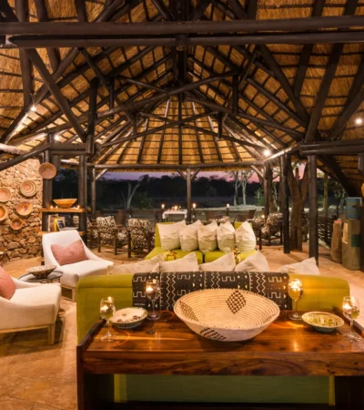 Lounge, Ongava Tented Camp, Etosha National Park, Namibia