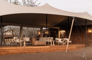 Lounge, Desert Rhino Camp, Damaraland, Namibia