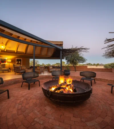 firepit boma anderssons namibia yellow zebra safaris
