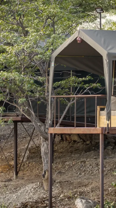 Huab Under Canvas Guest Tents Front Deck