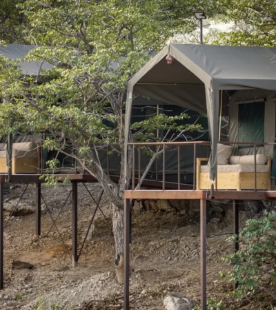 Huab Under Canvas Guest Tents Front Deck