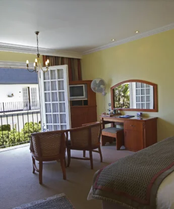 bedroom balcony view