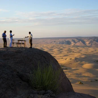 drink stop,wilderness serra cafema, kunene river, namibia