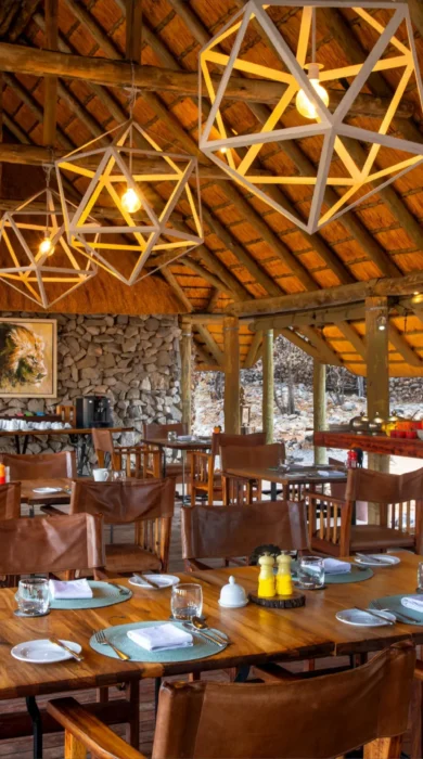 Dining, Ongava Tented Camp, Etosha National Park, Namibia