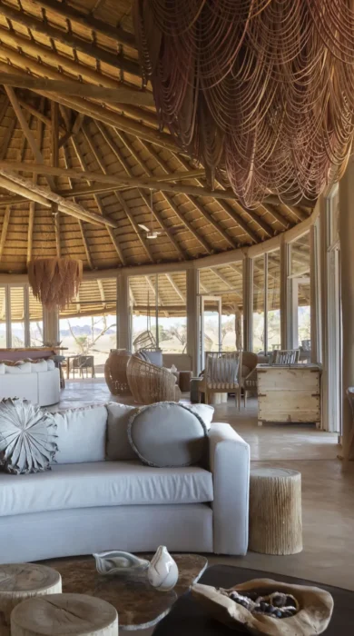 Lounge, Little Kulala, Sossusvlei, Namibia