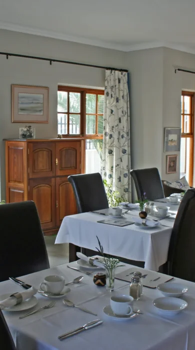 dining area cornerstone guesthouse namibia yellow zebra safaris