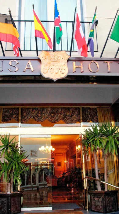 Hotel entrance
