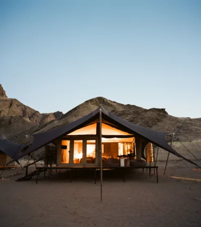 Hoanib Valley Bedroom tent exterior