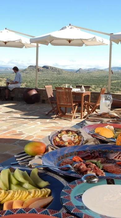 Lodge Breakfast terrace