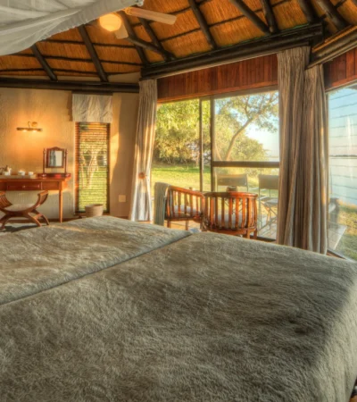 Bedroom, Chobe Savanna Lodge, Caprivi Strip, Namibia