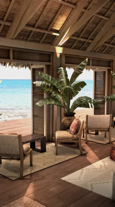Lounge, Banyan Tree Ilha Caldeira, Mozambique