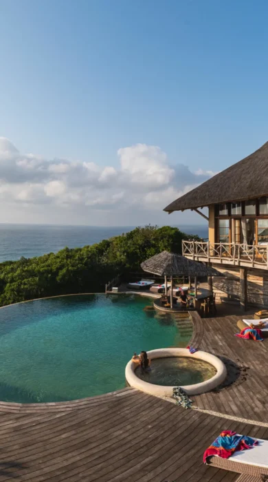pool view, colina verde, bazaruto, mozambique