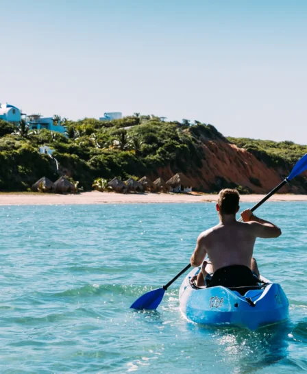 canoeing in vilanculos beach, mozambique safaris