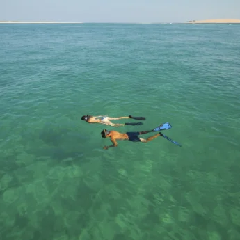 Snorkelling, Azura Benguerra, Bazaruto, Mozambique