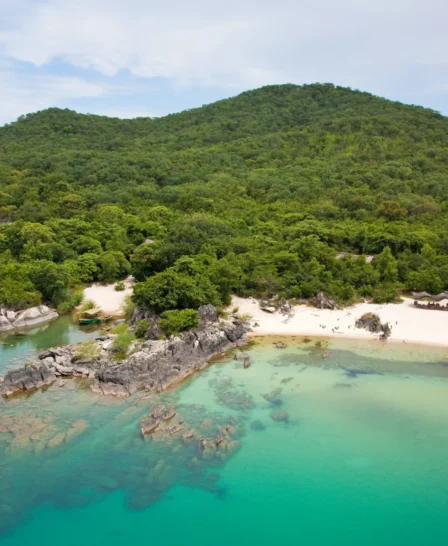 aerial view of malawi, southern africa holidays