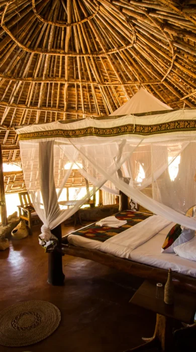 Nkwichi bedroom malawi yellow zebra safaris