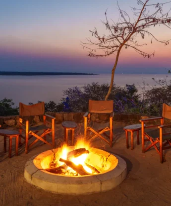 Firepit, Pumulani Lodge, Lake Malawi, Malawi