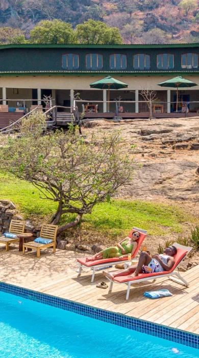 Exterior, Pumulani Lodge, Lake Malawi, Malawi