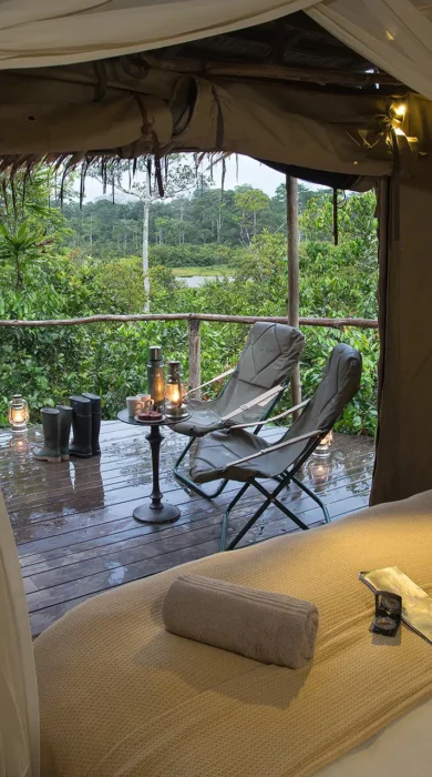 camp bedroom deck