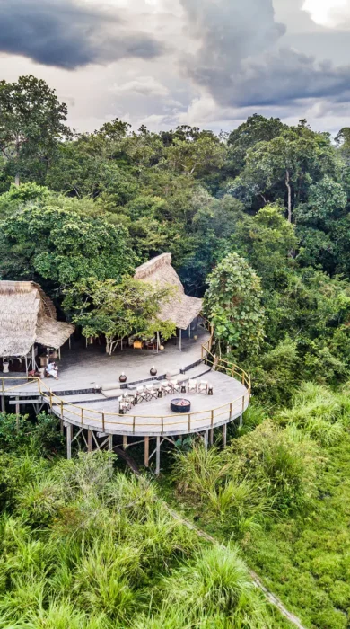 camp exterior and main area