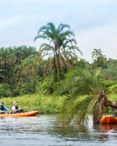 Kayaking in congo