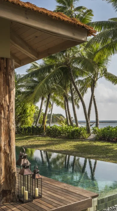 private pool, four seasons desroches island, seychelles