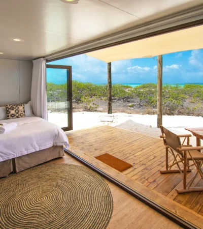 BlueSafari cosmo beach cabanna double bed room seychelles