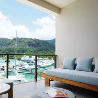 balcony, eden bleu hotel, mahe, the seychelles