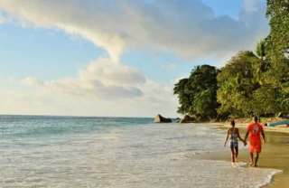 beach, eden bleu hotel, mahe, the seychelles