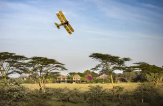 Segera Retreat flying luxury safari in Kenya