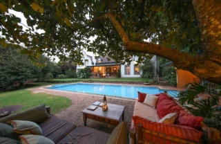 Swimming pool, Karen Gables, Nairobi, Kenya safari