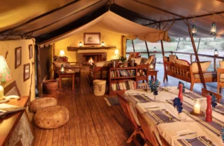 Offbeat Mara interior tent, Maasai Mara, Kenya
