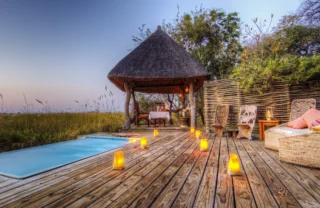 Plunge pool, Camp Xakanaxa, Moremi, Botswana