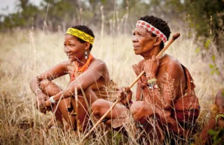 Bushmen experience, San Camp, Makgadikgadi Salt Pans, Botswana