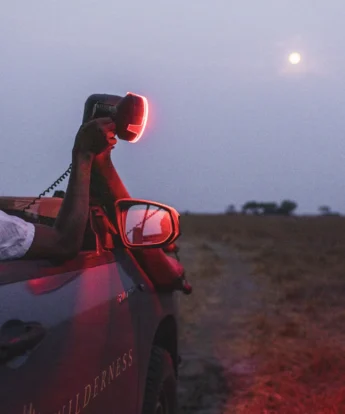 Night Drive, Wilderness Shumba, Kafue, Zambia