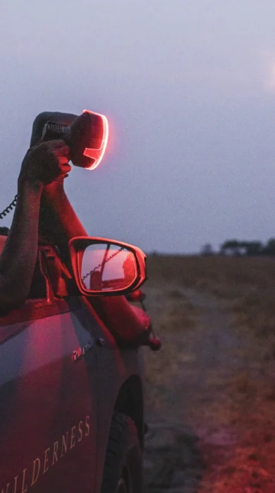 Night Drive, Wilderness Shumba, Kafue, Zambia