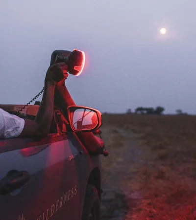 Night Drive, Wilderness Shumba, Kafue, Zambia